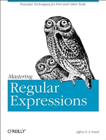 Mastering Regular Expressions, 2nd Edition