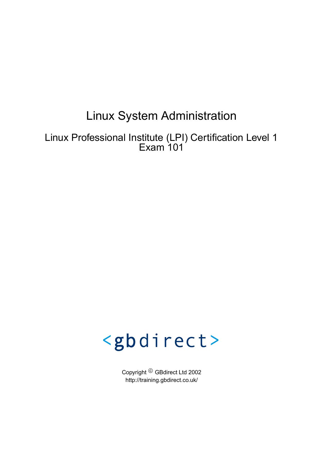 new linux course modules